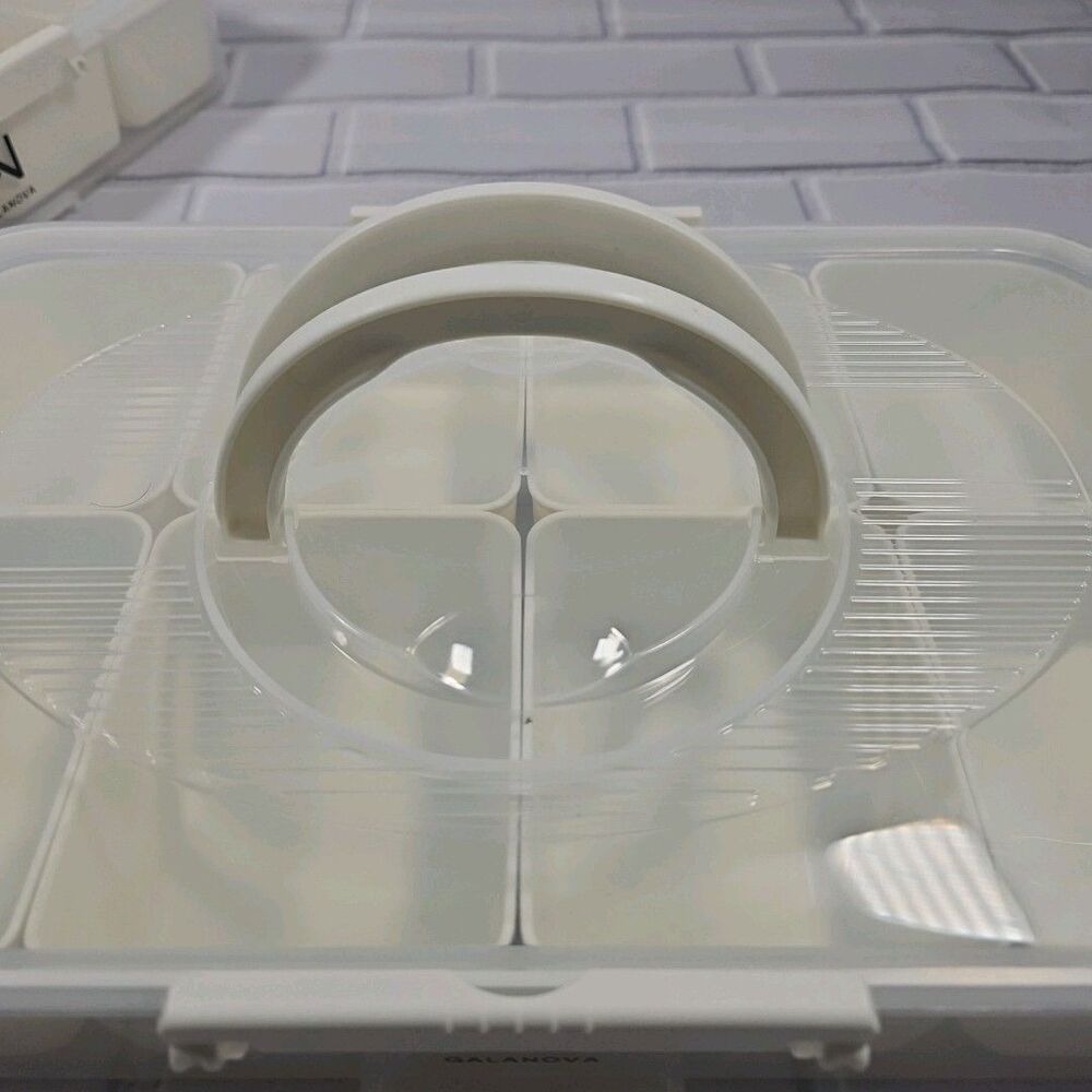Galanova 2Pack Snack Box Container, microwavable/ dish safe with Lid and Handle - Picture 14 of 16